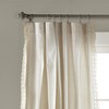 Lush Decor Ivory Rosalie Window Curtains Farmhouse, Rustic Style Panel