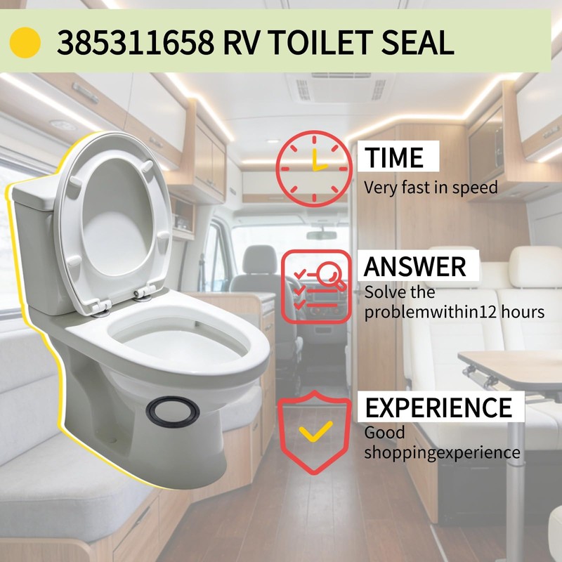 Dewuyanse RV Toilet Seal Replacement for Dometic 300/310/320/400/410/420, 2Pack