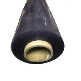 72" Wide 16 Gauge Dusted Clear Vinyl Roll  - Marine Grade (Made in Japan) - 10 Yard Roll With Inner Core