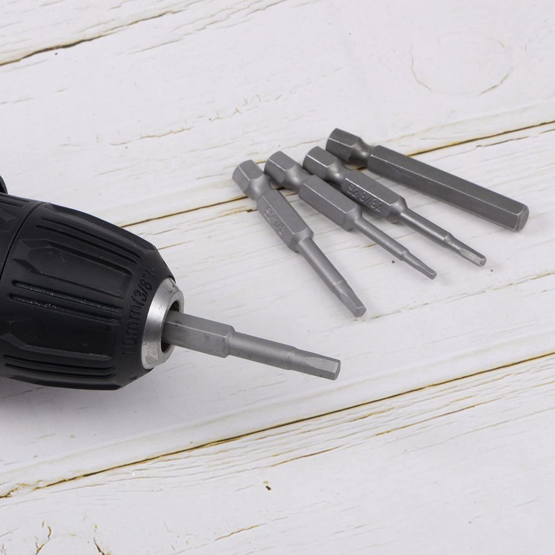 HARFINGTON 5/32" Hex Screwdriver Bit SAE 1/4" Hex Shank 3"