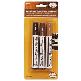 Furniture Touch-Up Markers: Brown Color; 1 Pack of 3 Markers