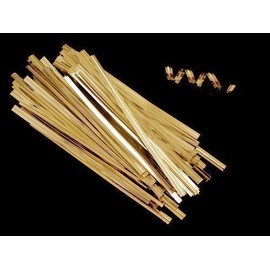 Fat-catz-copy-catz 50x Gold Twist Ties 10cm Length