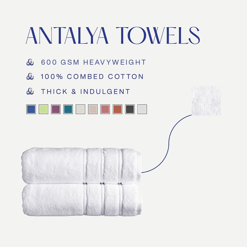 Christy Antalya Hand Towels | Set of 2 | 100%