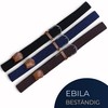 SEGMENTES Braided Elastic Belt Set of 3 Expandable Belts for