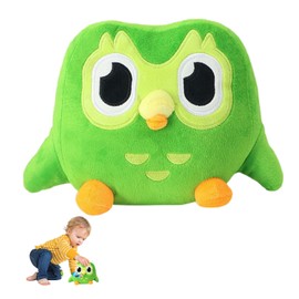Katslyn Green Owl Plush Toy Soft Owl Stuffed Cartoon Owl Throw Pillow Green Owl Stuffed Toy Soft Owl Stuffed Animal Cute Toy Suitable for Home Decoration Childrens Birthday Gift 27 * 20 Cm