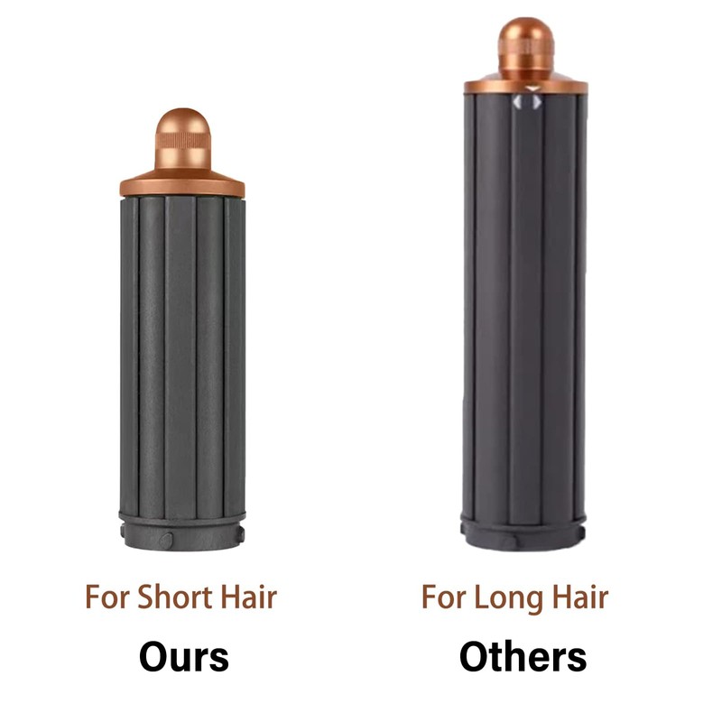 1.6 Inch/40MM Short Curling Barrels for Dyson Airwrap Styler HS05