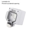 Outdoor Socket IP66 Weatherproof German Outdoors Outlet for Gardens Workshops