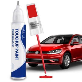 Tornado Red(LY3D/G2) Touch Up Paint for Volkswagen-Exact Match–Chips and Nicks Car Paint Scratch Repair Kit Automotive Paint Pen for Atlas/Beetle/CC/EOS/Golf/GTI/Jetta/Passat/Tiguan