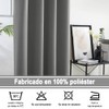 NANWEI Cortinas Blackout con Aislamiento Térmico para Estar/Recámara Ventana, con
