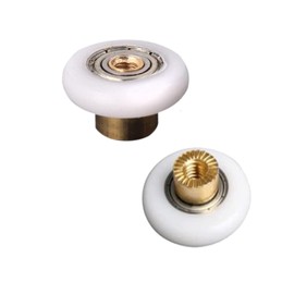 Shower Door Rollers, Roller Diameter 20mm, The Bathroom Glass Door Replacement Part Runner Sliding Shower Door Roller 8pcs