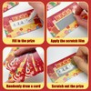 10PCS Chinese New Year 2025 Scratch Off Card Game,Lunar New