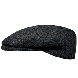 WEROR WEROR-393.1 Men's / Women's Flat Cap with Peak - Hat with Quilted Lining - Flat Cap Autumn/Winter, gray