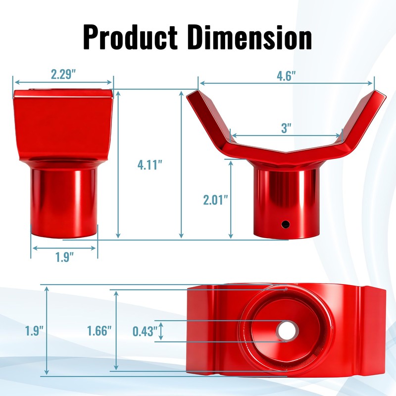Bottle Jack Adapter for 12-Ton Bottle Jack - Heavy Duty
