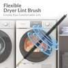 CN1ST 2 Pack Dryer Cleaner Vent Brush,Washing Machine Brush Dryer
