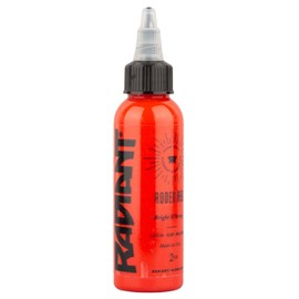 Radiant Colors - Tattoo Ink Rodeo Red Color Tattooing and Shading Real Human Skin 1oz Bottle