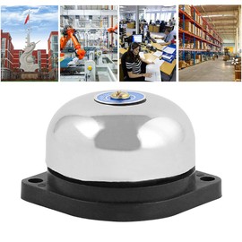 Electric Bell Ring 2 Inch Stainless Steel Bell Electric Bell for Sound Signals Hotels, Schools, Restaurants, Reception Areas 220 V 5 W, Default