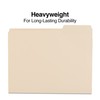 Staples Heavyweight File Folder, 1/3 Cut Tab, Letter Size, Manila,