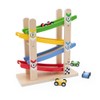 Jumini Bright & Bold Wooden Car Ramp Racer, Click Clack