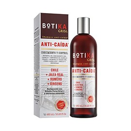 BOTIKA GRISI Shampoo Anticaída Natural con Jalea Real, 480 ml