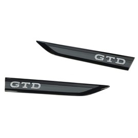 Volkswagen 5H0853688C Badges Mudguard Side Emblem Logo, Black/Grey