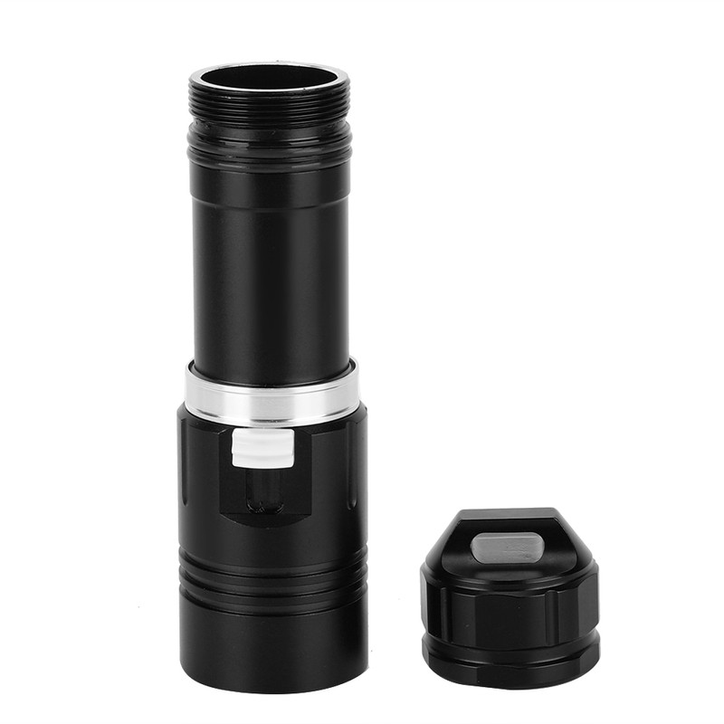 L2 LED Flashlight Torch 100M Diving Waterproof for Camping Stepless