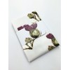 Flower of Scotland Pattern Tea Towel in a Scottish Thistle