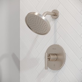 Pfister Contempra Round Raincan Shower Head, Arm Not Included, Single Function, Polished Chrome Finish, 015CK11