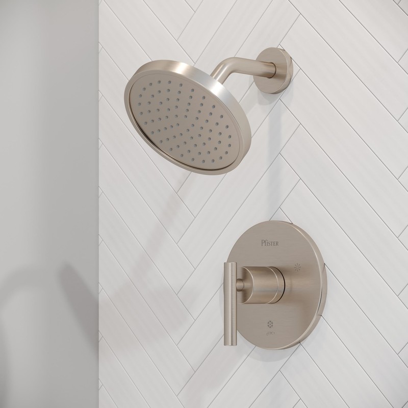 Pfister Contempra Round Raincan Shower Head, Arm Not Included, Single