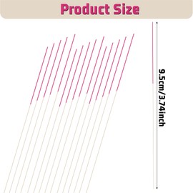 Gusruvti 180 Pcs Ear Piercing Cleaner Floss Disposable earring piercing hole cleaner, Ear Piercing Care Cleaning Line Tool, Earring Hole Cleaner Floss Odor Removal Ear Care（Red）