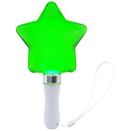 Cisixin Light Up Wand Star, Glow in The Dark Wands, Flashing Star Wands, Magic Wand Toy, Handheld For Christmas Concerts Party(Silver Handle)