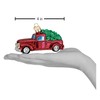 Old World Christmas Truck with Tree Glass Blown Ornament