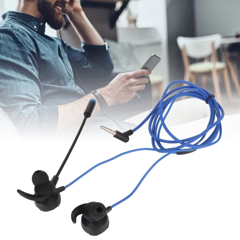 Wired Gaming Earphones Stereo Noise Cancelling 3.5mm Gaming Headphones Earbuds