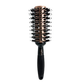 Phillips Brush Luxe Tourmaline Monster Vent 4 Poly-Tip Professional Hair Brush (2.75” Barrel Head) - Vented Blowout Hairbrush with Poly Tipped Nylon & Boar Hair Bristles