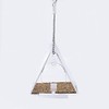 TopHomer Window Bird Feeder, Clear Acrylic Birdfeeders Windowsill Strong Suction