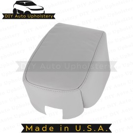 DIY Auto Upholstery 2004 to 2006 Fits Lexus LS430 Center Console Synthetic Leather Cover Gray