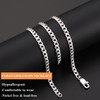 Rajputana S925 Sterling Silver 5mm Thick Cuban Chain for Men