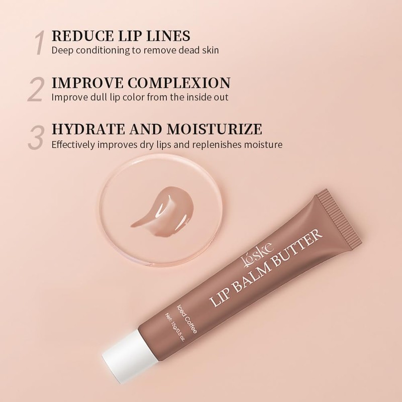 Summer Butter Lip Balm, Moisturizing Hydrating Natural Lip Care, Rich