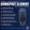 French Drain Man Leaf Filter and Downspout Cleanout, Gutter Guard,
