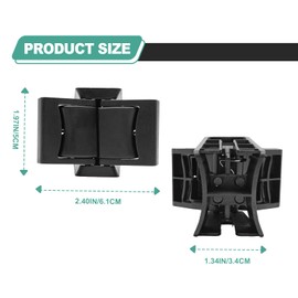 Cup Holder Insert Center Console Cup Holder Divider Compatible with Toyota Highlander 2014 2015 2016 2017 2018 2019 Year, Front Center Console Cup Holder Organizer 55618-0E170-C0