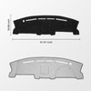 KUST Car Dash Cover for Ford F-150 2004-2006 2007 2008(XL,