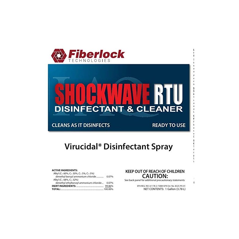 Fiberlock Shockwave RTU Parent (4 Pack of 1 Gallon)