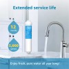 AQUA CREST 5KDC Under Sink Water Filtration System, NSF Certified,