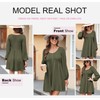 Dokotoo Casual Dresses for Women 2024 Fall Crewneck Long Sleeve