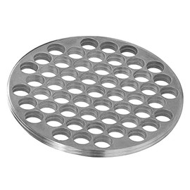 Gloxco 4" Plate Strainer, 1/2" Holes, Aluminum (STR-PS400)