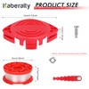 Kaberalty CMZST0653 CMZST065 Trimmer Head Blades Spool line 30ft 0.065"