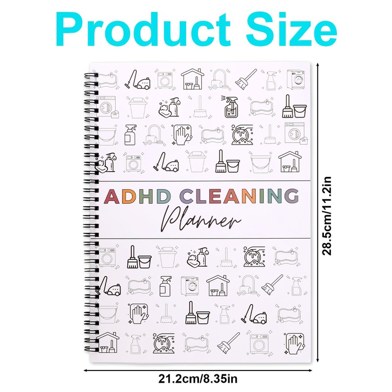 lasuroa Cleaning Plan for ADHD, Daily Weekly and Monthly Cleaning