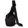 F Style One Shoulder Bag with Drink Pouch, Black