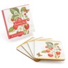 The Leonardo Collection LP92932 Strawberry Coaster Set of 4, Cork,