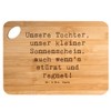 Mr. & Mrs. Panda Bamboo Chopping Board Saying Daughter Sunshine