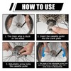 XINSUO Bicycle Chain Whip 3-Piece Set, Chain Whip and Sprocket